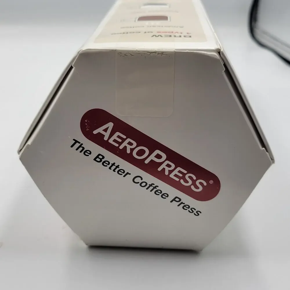 NEW AeroPress Coffee & Espresso Maker French Press Cold Brew Tote Bag & Filters